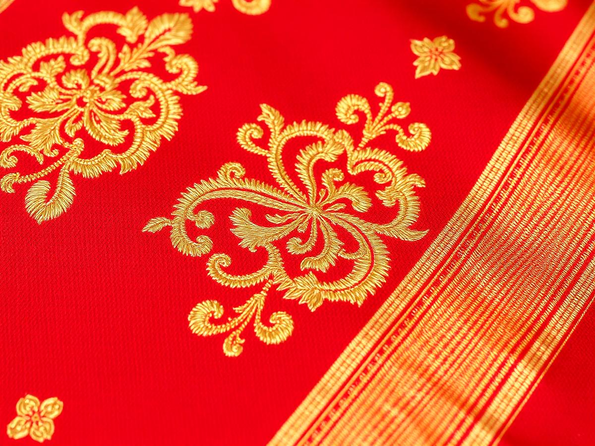 Pashmina fabric detail